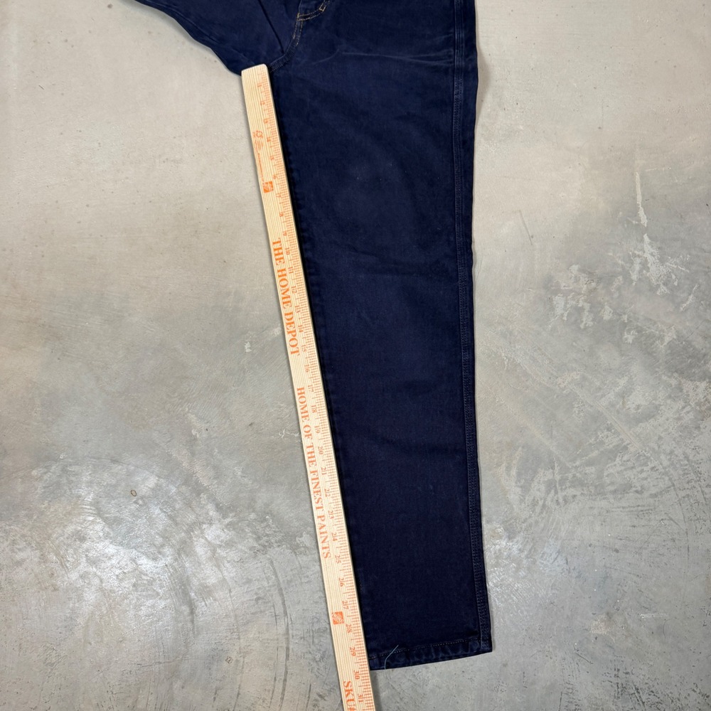 Vintage Marithe Francois Girbaud Navy High Waisted Tapered Jeans 9/10 28" USA - Picture 9 of 9
